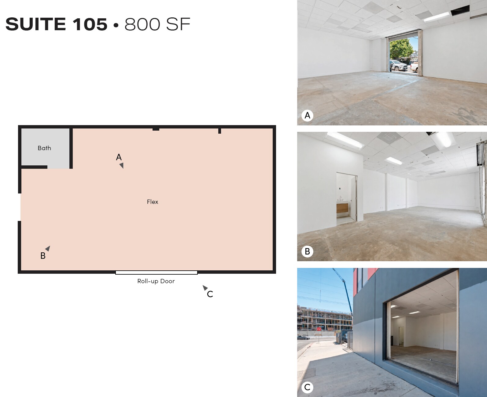 8885 Venice Blvd, Los Angeles, CA à louer Plan d’étage– Image 1 sur 4