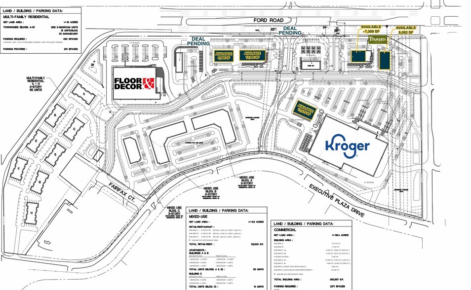 16800 Executive Plaza Dr, Dearborn, MI à louer - Plan de site – Image 3 sur 3