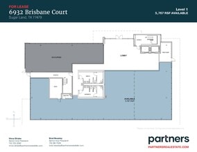 6932 Brisbane ct, Sugar Land, TX à louer Plan d’étage– Image 1 sur 2