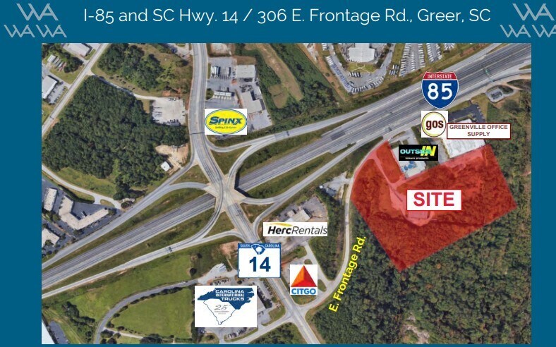 306 E Frontage Rd, Greer, SC à louer Photo principale– Image 1 sur 2