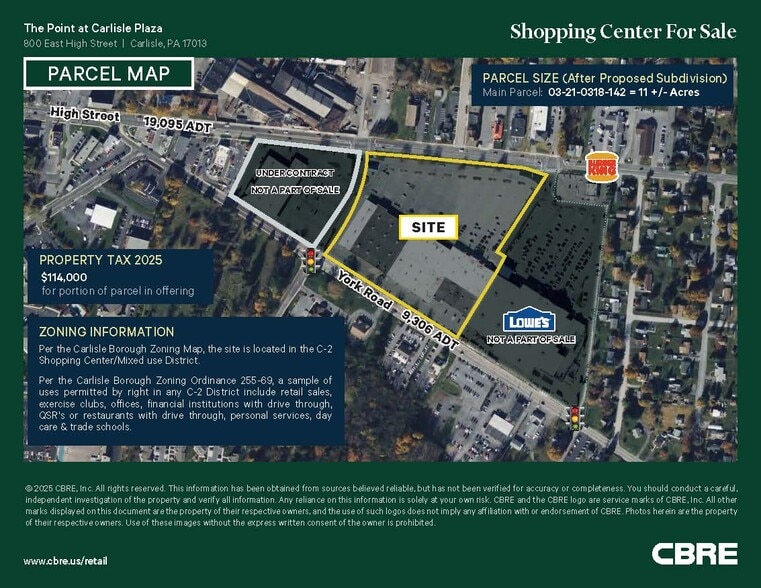 800 E High St, Carlisle, PA à vendre - Aérien – Image 2 sur 10