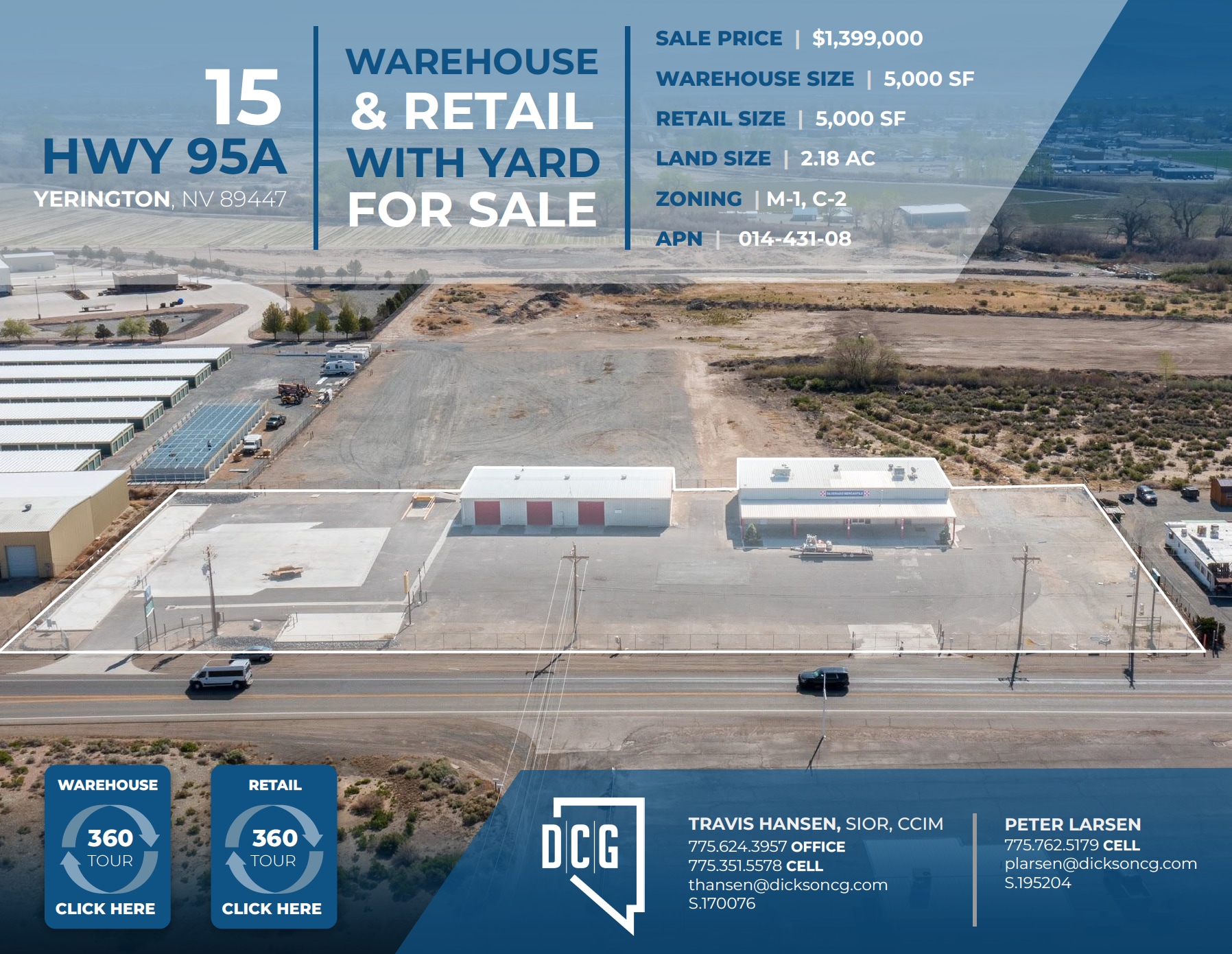 15 US Highway 95A N, Yerington, NV à vendre Photo de l’immeuble– Image 1 sur 9
