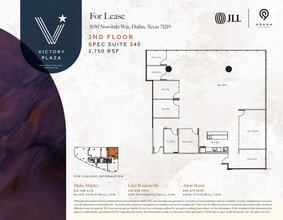 3030 Nowitzki Way, Dallas, TX à louer Plan d’étage– Image 1 sur 1