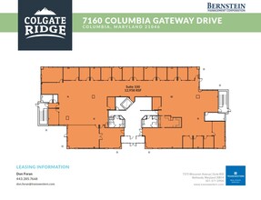 7160 Columbia Gateway Dr, Columbia, MD à louer Plan d’étage– Image 1 sur 1