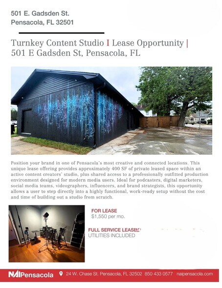 501 E Gadsden St, Pensacola, FL à louer - Photo principale – Image 1 sur 7