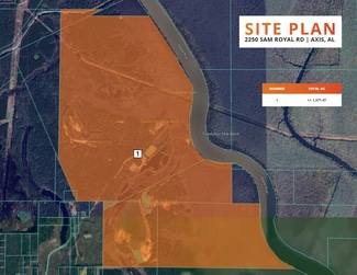 Plus de détails pour 2250 Sam Royal Rd, Axis, AL - Terrain à vendre