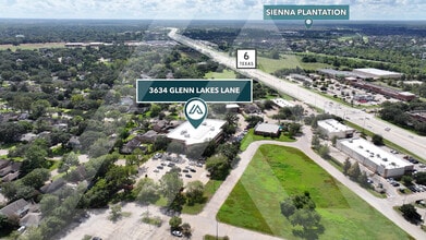 3634 Glenn Lakes Lane, Missouri City, TX - VUE AÉRIENNE  vue de carte