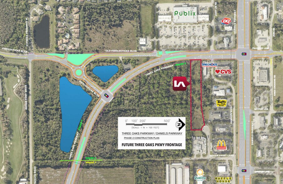 13641 Fiddlesticks Blvd, Fort Myers, FL à vendre - Aérien – Image 3 sur 4