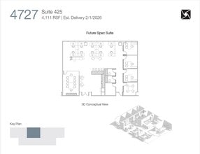 4747 Executive Dr, San Diego, CA à louer Plan d’étage– Image 1 sur 2