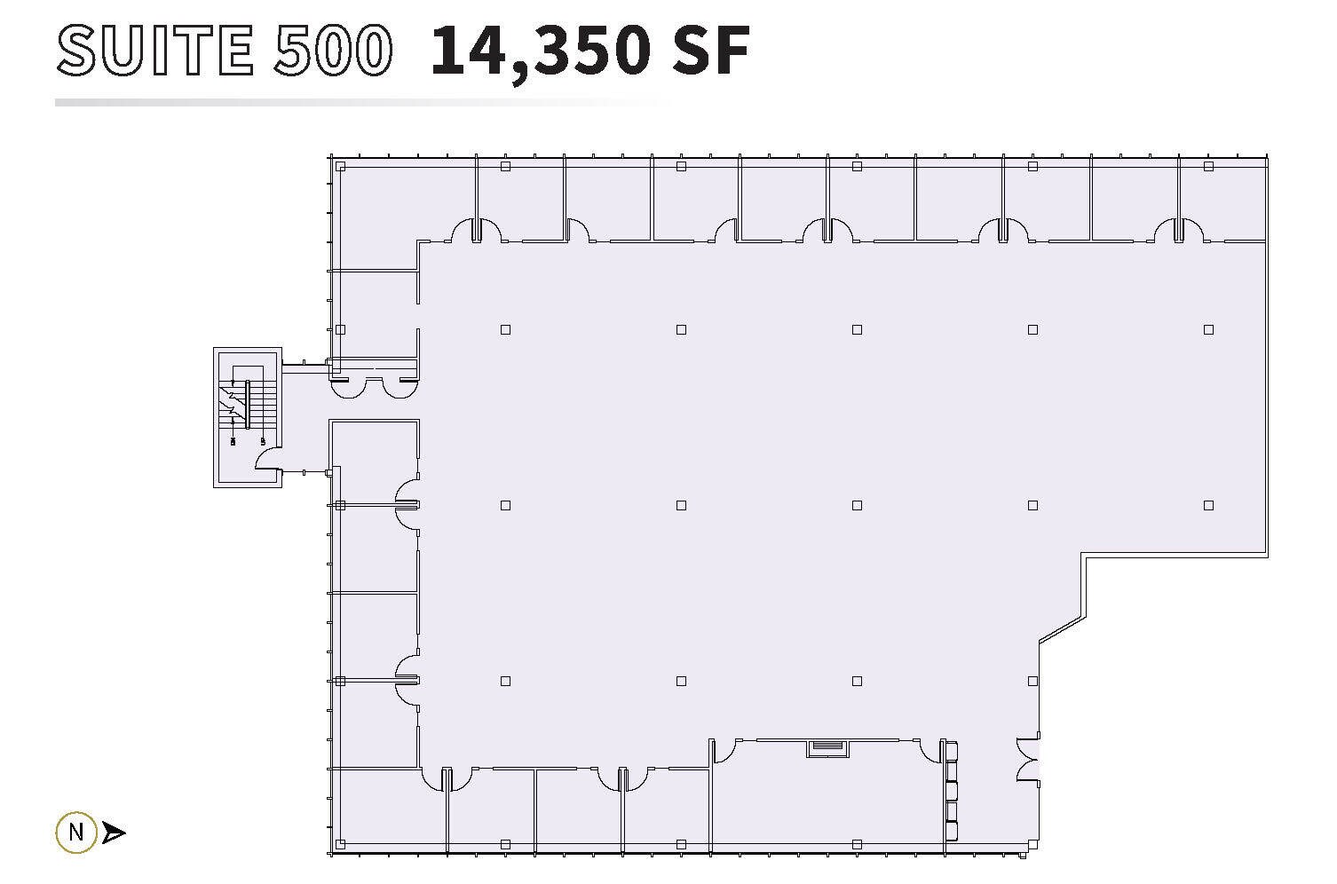 8550 W Bryn Mawr Ave, Chicago, IL à louer Plan d’étage– Image 1 sur 1