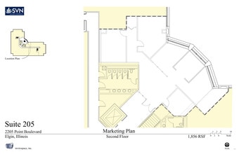 2205 Point Blvd, Elgin, IL à louer Plan d’étage– Image 1 sur 2