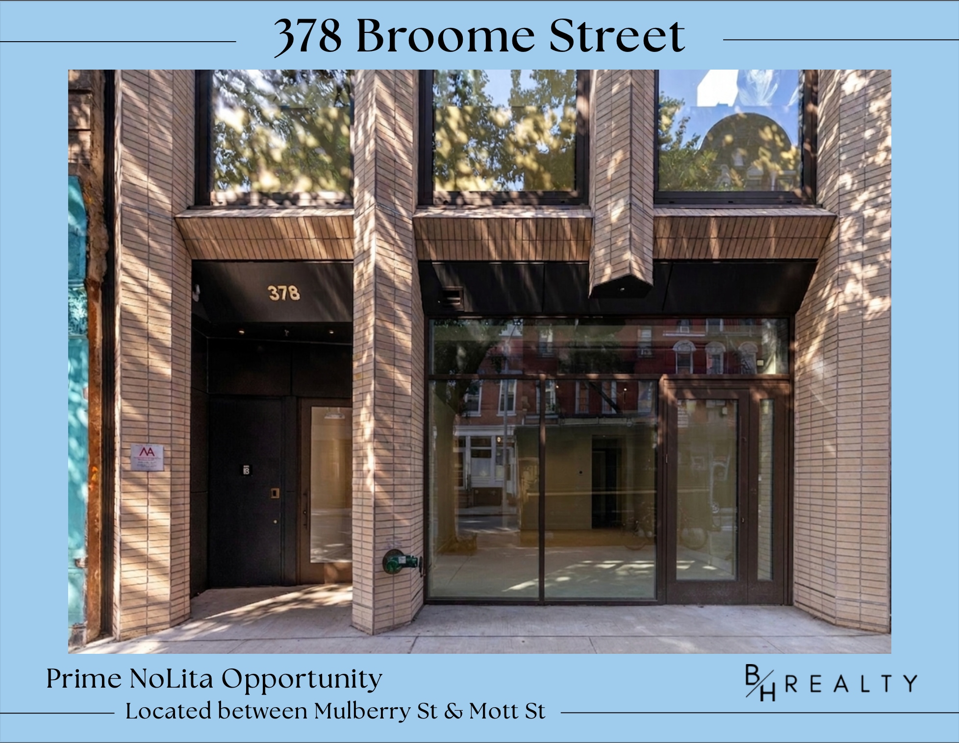 378 Broome St, New York, NY à louer Photo intérieure– Image 1 sur 2