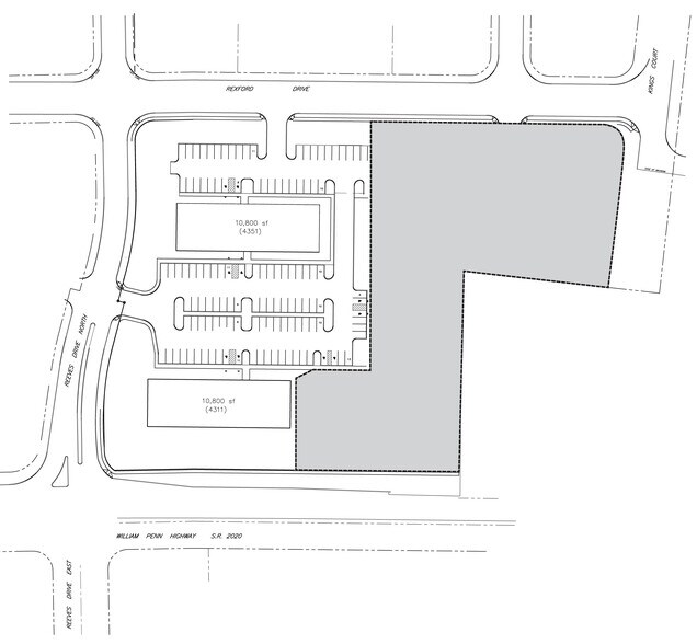 4317 Easton Ave, Bethlehem, PA à vendre - Plan de site – Image 3 sur 3