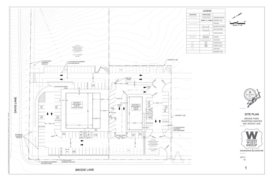 9001 Brodie Ln, Austin, TX à louer - Plan de site – Image 1 sur 2