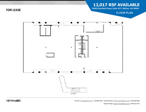 13000 Deerfield Pky, Alpharetta, GA à louer Plan d’étage– Image 1 sur 1