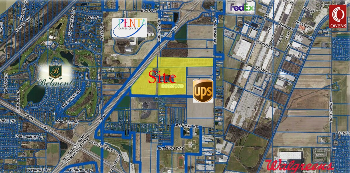 0 Lime City, Rossford, OH à vendre Aérien– Image 1 sur 2