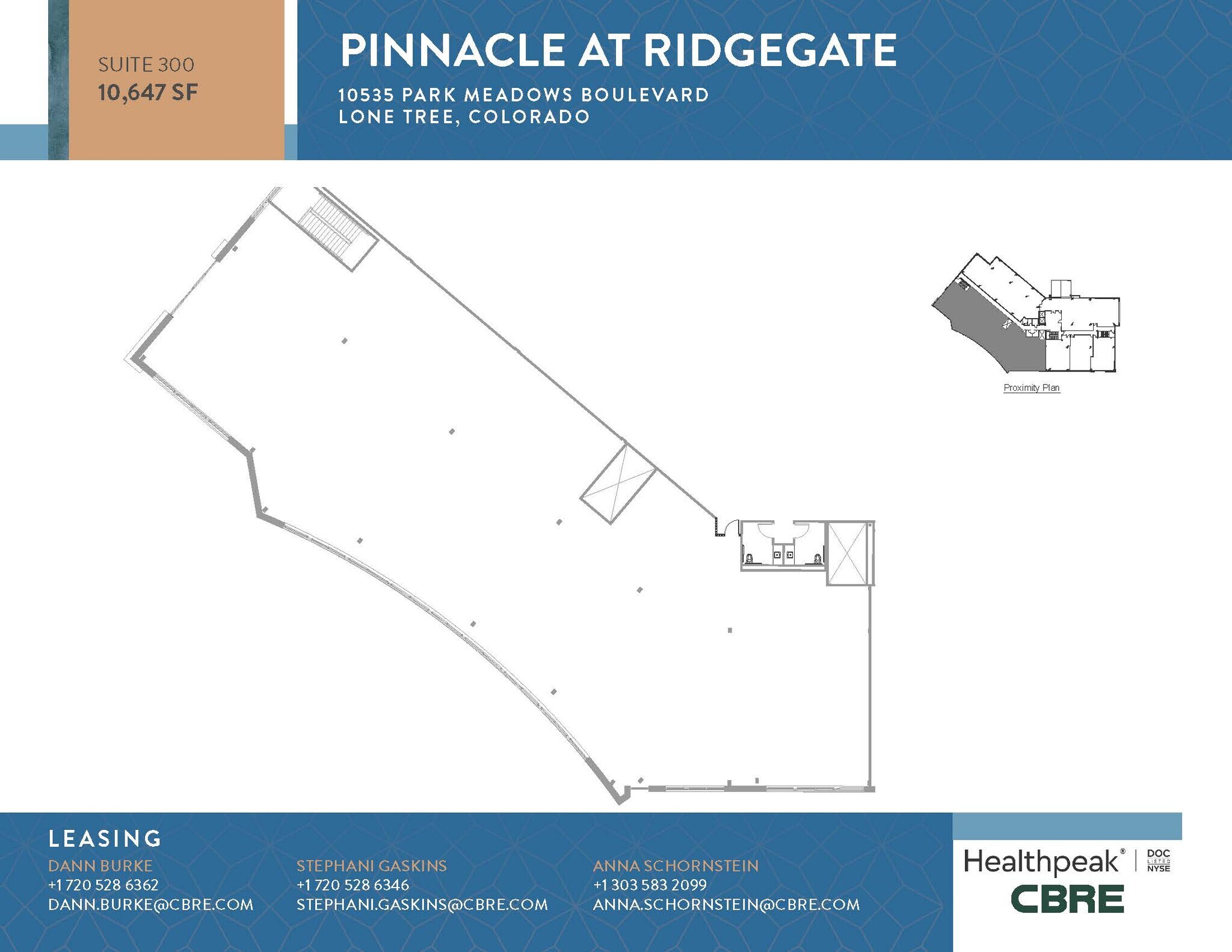 10535 Park Meadows Blvd, Lone Tree, CO à louer Plan d’étage– Image 1 sur 1
