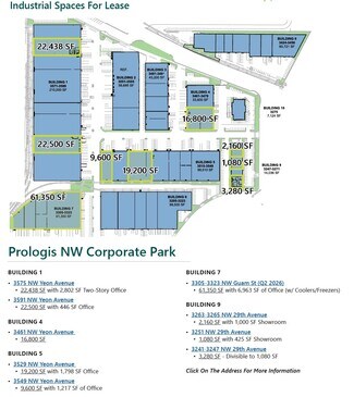 Plus de détails pour 3571-3599 NW Yeon Ave, Portland, OR - Différents types d’espaces à louer