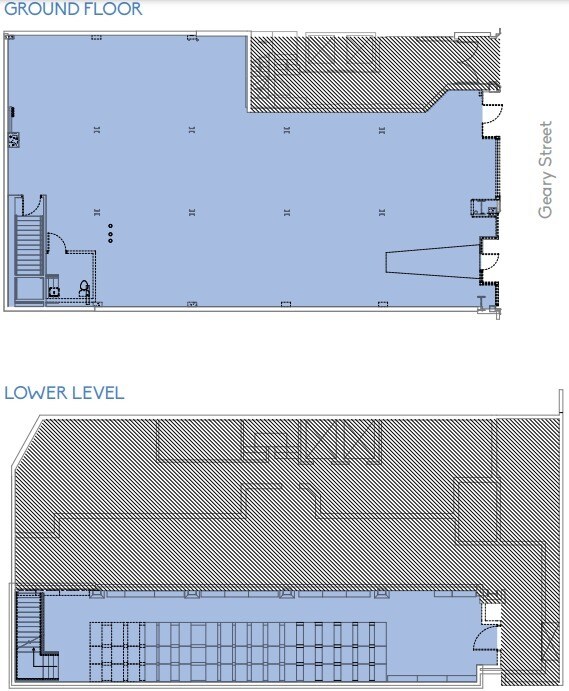 285 Geary St, San Francisco, CA à louer Plan d’étage– Image 1 sur 1
