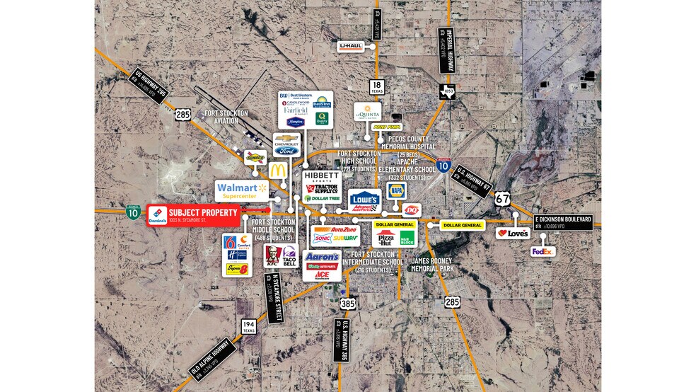 1003 N Sycamore St, Fort Stockton, TX à vendre - Photo de l’immeuble – Image 3 sur 4