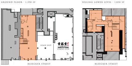 154 Bleecker St, New York, NY à louer Plan d’étage– Image 2 sur 2