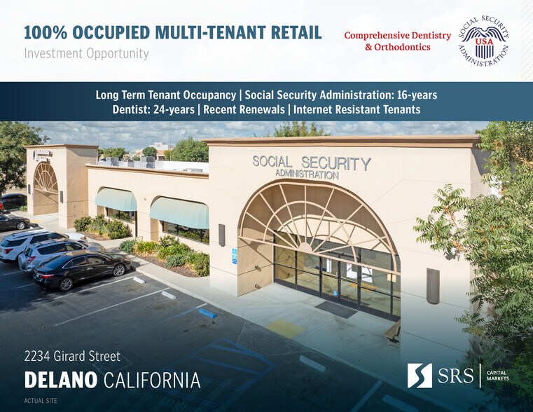 2234-2236 Girard St, Delano, CA à vendre - Photo de l’immeuble – Image 1 sur 7