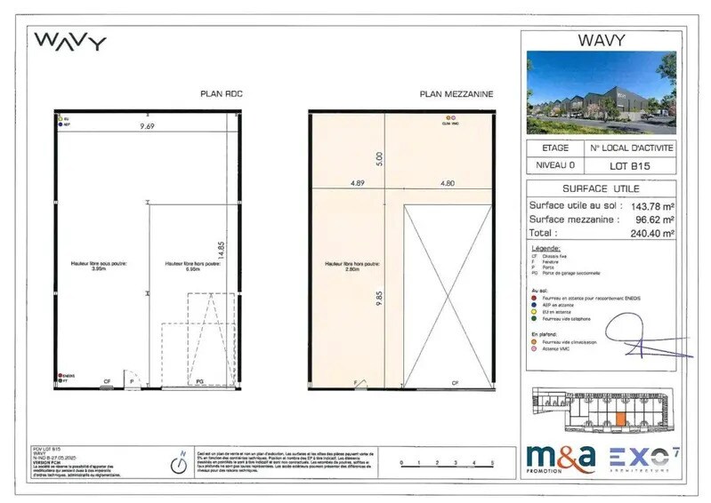 Industriel/Logistique dans Montpellier à louer - Plan d’étage – Image 3 sur 3