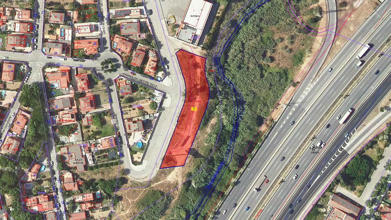 Terrain dans Rubí, Barcelona à vendre Plan cadastral– Image 1 sur 3