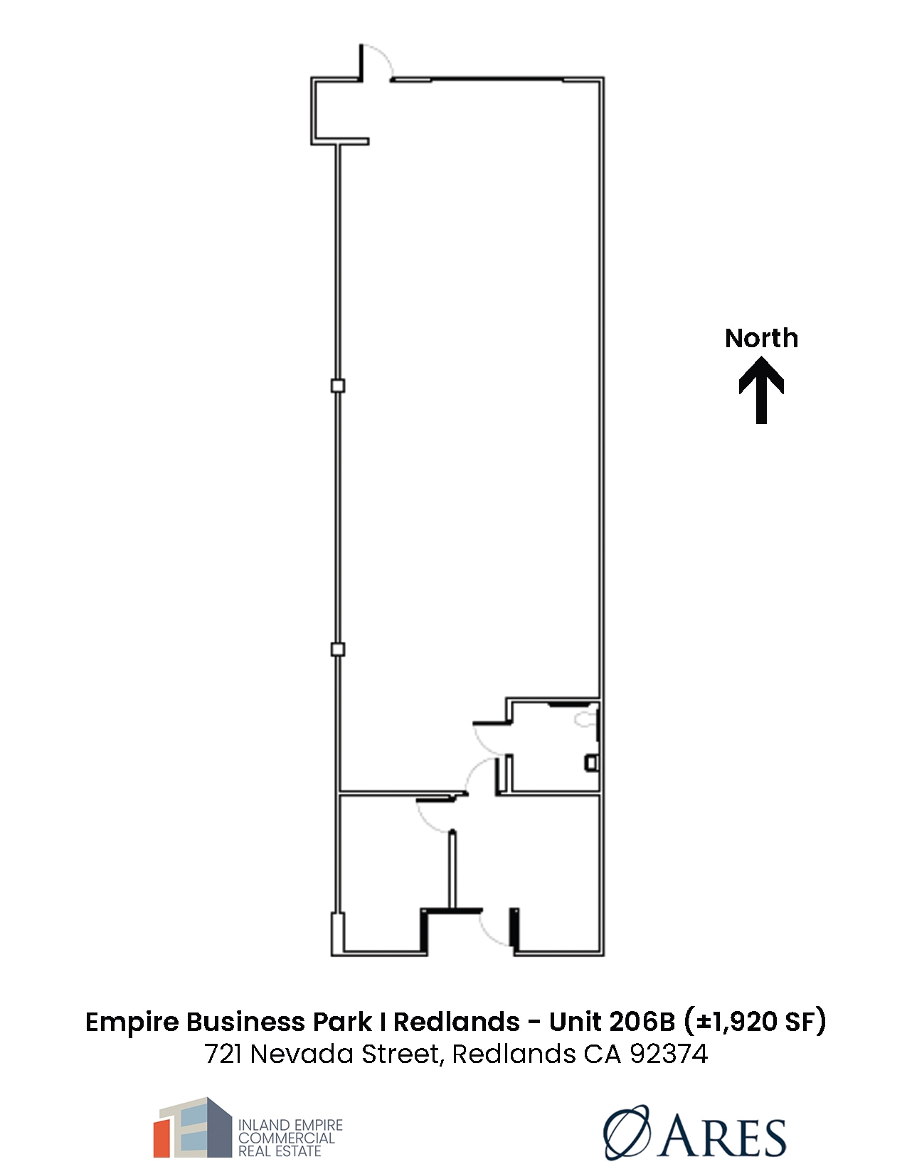 721 Nevada St, Redlands, CA à louer Plan d’étage– Image 1 sur 2