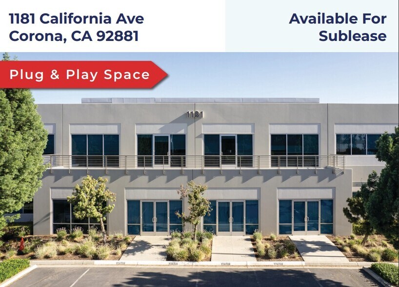 1181 California Ave, Corona, CA à louer - Photo de l’immeuble – Image 1 sur 2