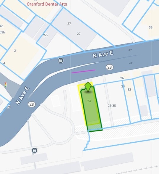 24 North Ave E, Cranford, NJ à vendre - Plan cadastral – Image 2 sur 7