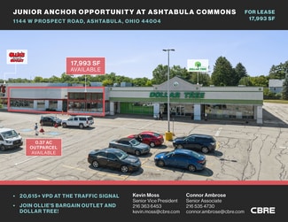 Plus de détails pour 1144 W Prospect Rd, Ashtabula, OH - Local commercial à louer