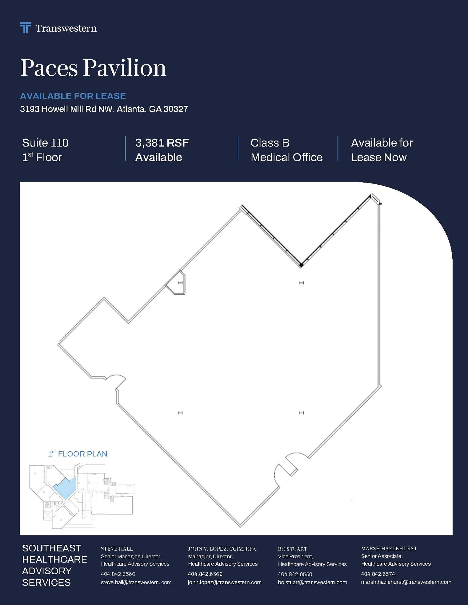 3193 Howell Mill Rd NW, Atlanta, GA à louer Plan d’étage– Image 1 sur 1