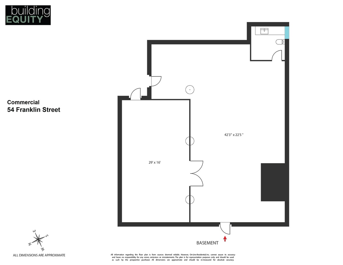 54-56 Franklin St, New York, NY à louer Plan d’étage– Image 1 sur 12