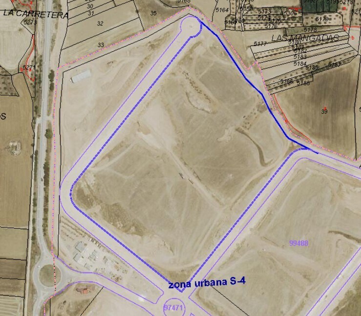 Calle del Sector Urbanizable 1, 4, Tórtola de Henares, Guadalajara à louer Plan cadastral– Image 1 sur 3