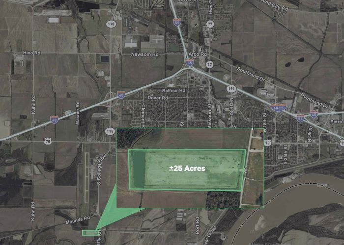 2001 Waverly Rd, West Memphis, AR à vendre - Aérien – Image 2 sur 2