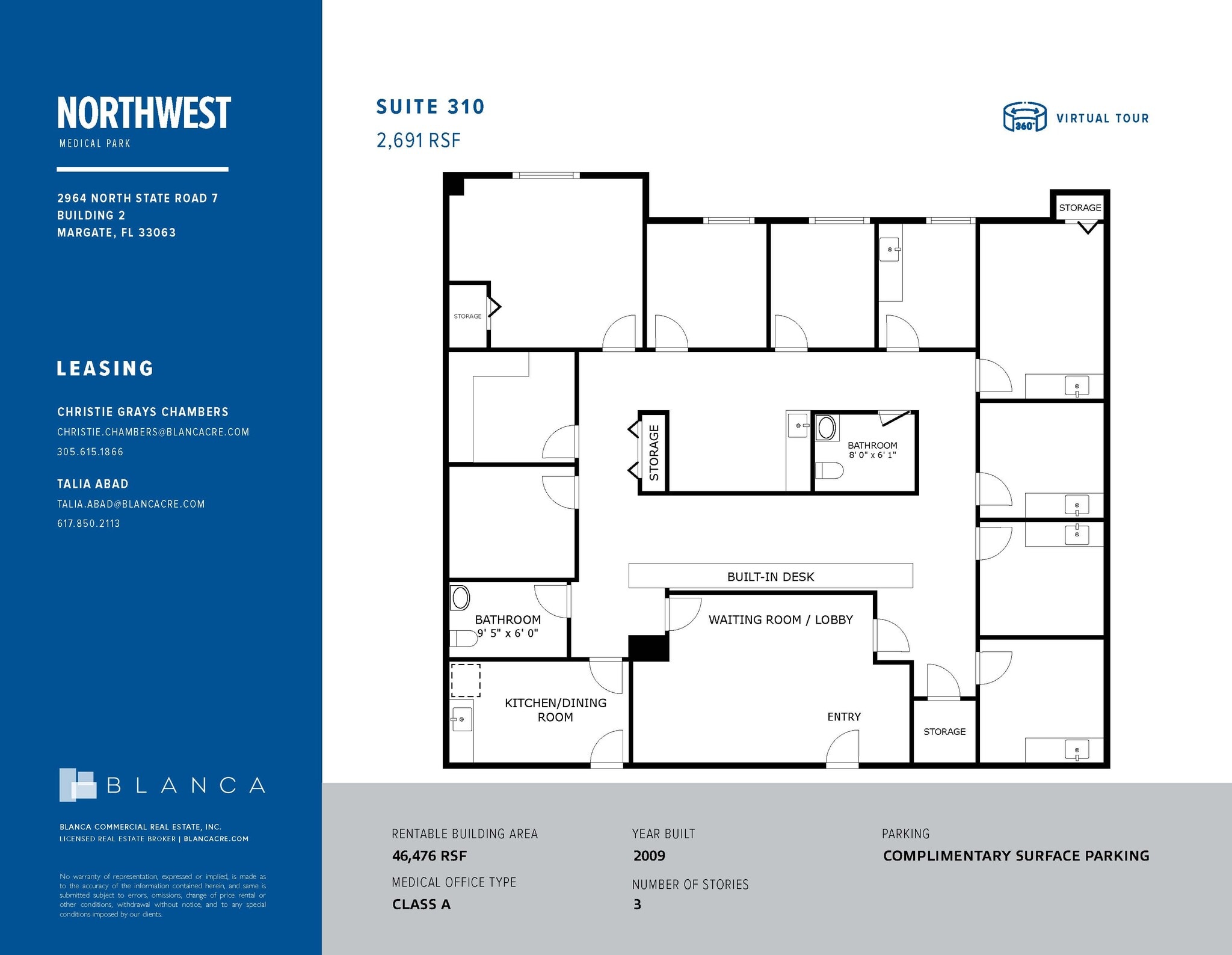 2964 N State Road 7, Margate, FL à louer Plan d’étage– Image 1 sur 1