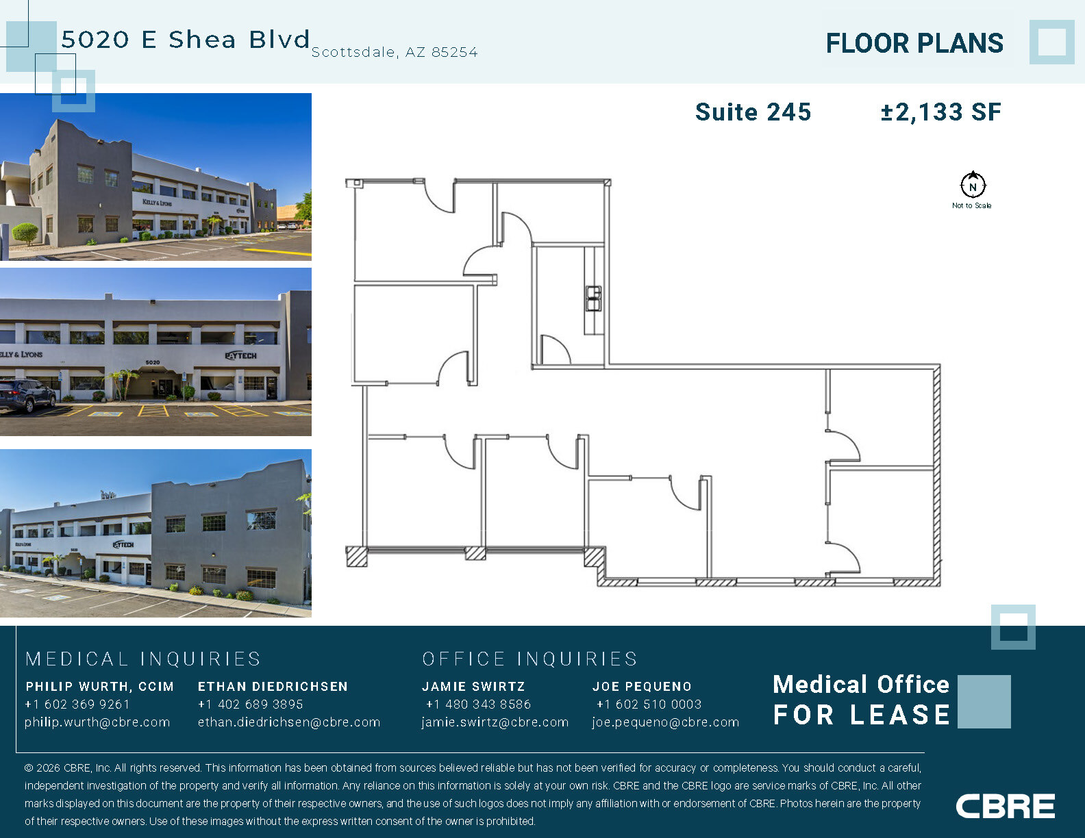 5010 E Shea Blvd, Scottsdale, AZ à louer Plan d’étage– Image 1 sur 1