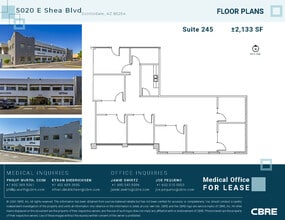 5010 E Shea Blvd, Scottsdale, AZ à louer Plan d’étage– Image 1 sur 1