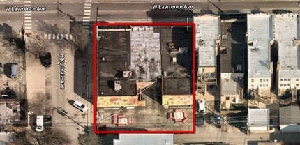 4125-4129 W Lawrence Ave, Chicago, IL - VUE AÉRIENNE  vue de carte