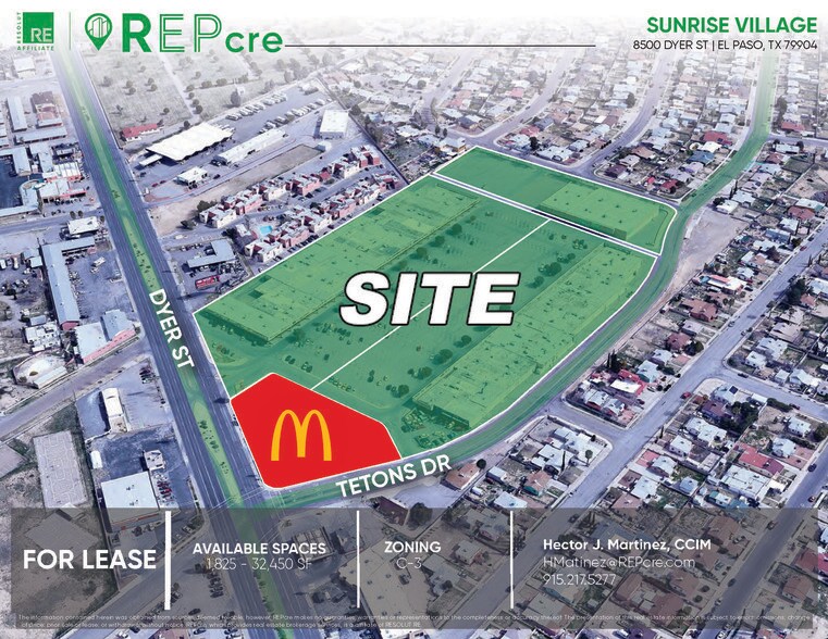 8500 Dyer St, El Paso, TX à louer - Photo principale – Image 1 sur 2