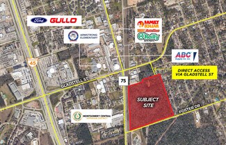 Plus de détails pour East Hwy 75 & Foster Drive, Conroe, TX - Terrain à vendre