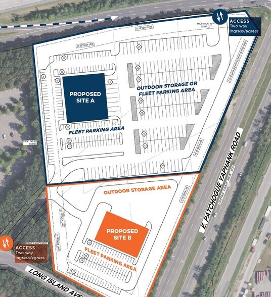 Sills Rd, Yaphank, NY à louer - Plan de site – Image 2 sur 2