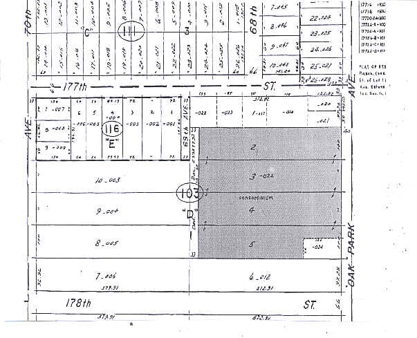 17716 Oak Park Ave, Tinley Park, IL à vendre - Plan cadastral – Image 2 sur 16