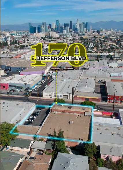 170 E Jefferson Blvd, Los Angeles, CA à vendre - Aérien – Image 3 sur 13