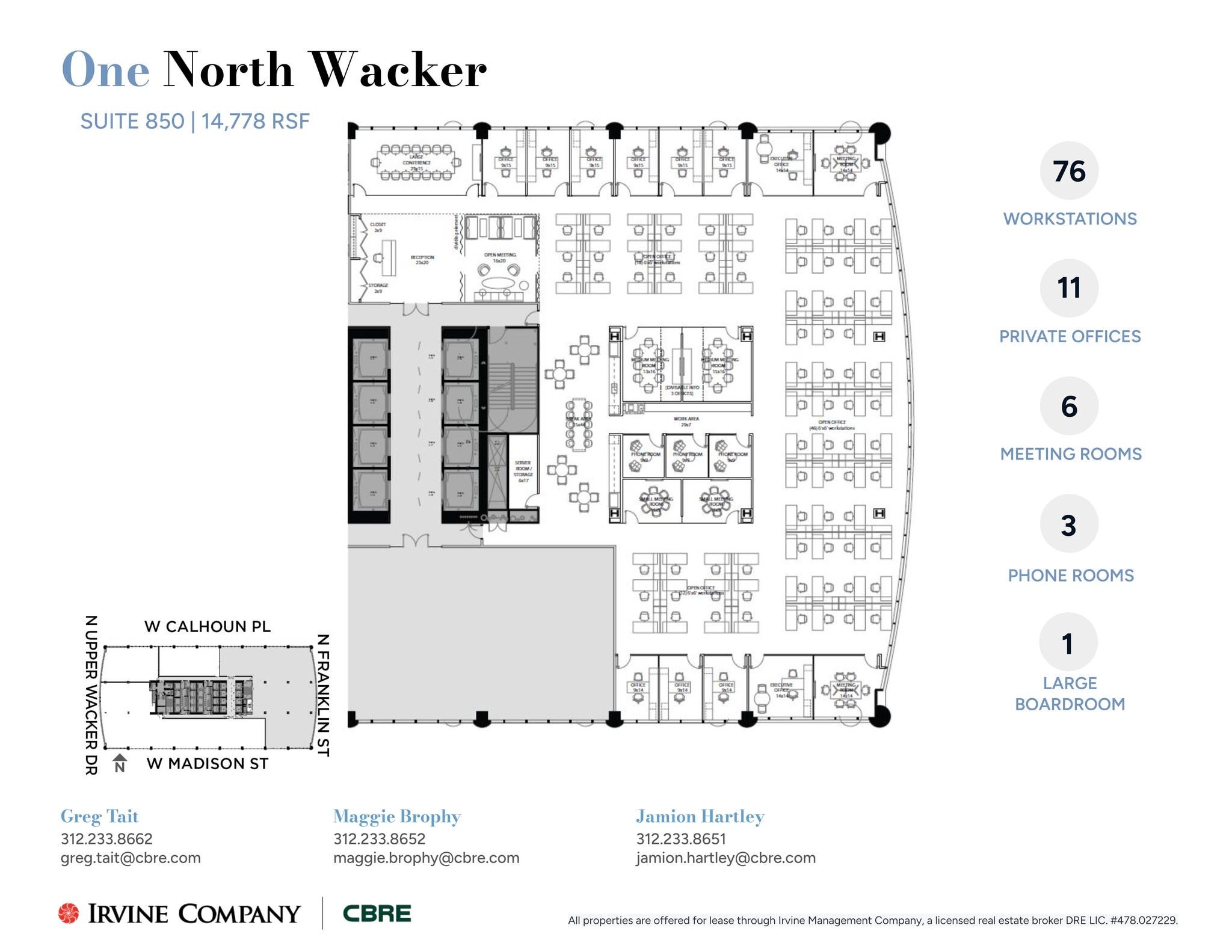1 N Wacker, Chicago, IL à louer Plan de site– Image 1 sur 1