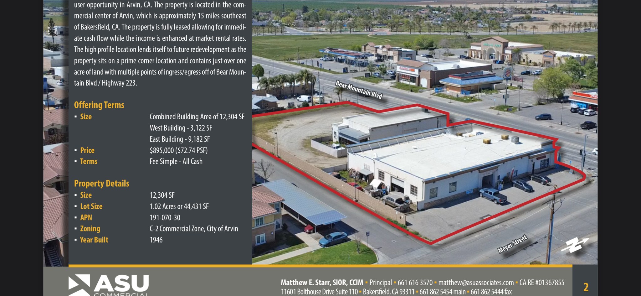 801-803 Bear Mountain Blvd, Arvin, CA à louer Photo principale– Image 1 sur 21