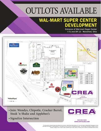 Plus de détails pour SR 13 & I-71, Mansfield, OH - Terrain à louer