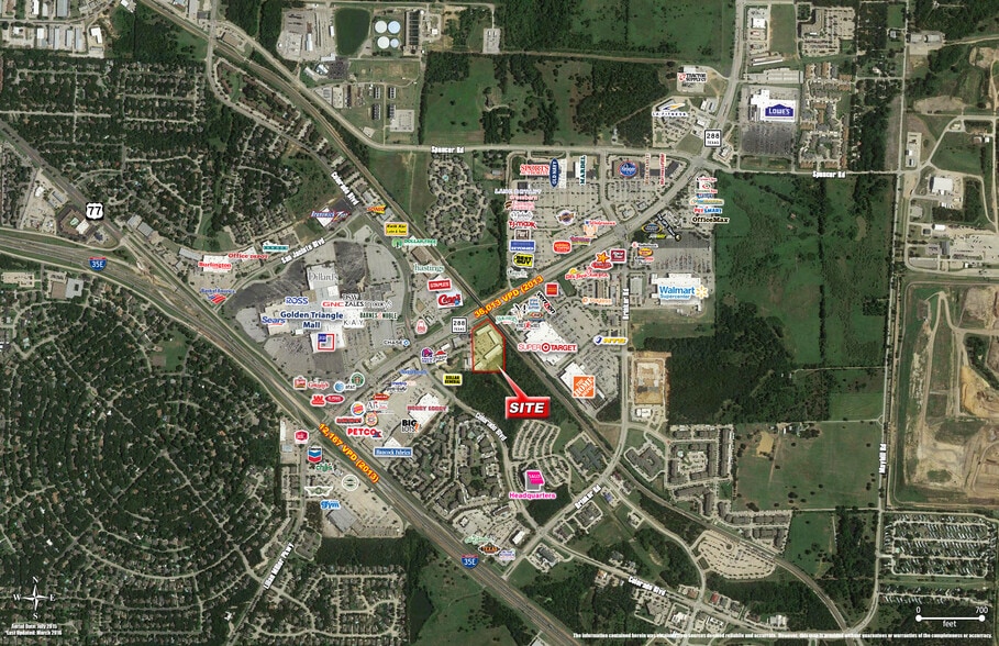2100 Sadau Ct, Denton, TX à louer - Aérien – Image 3 sur 5