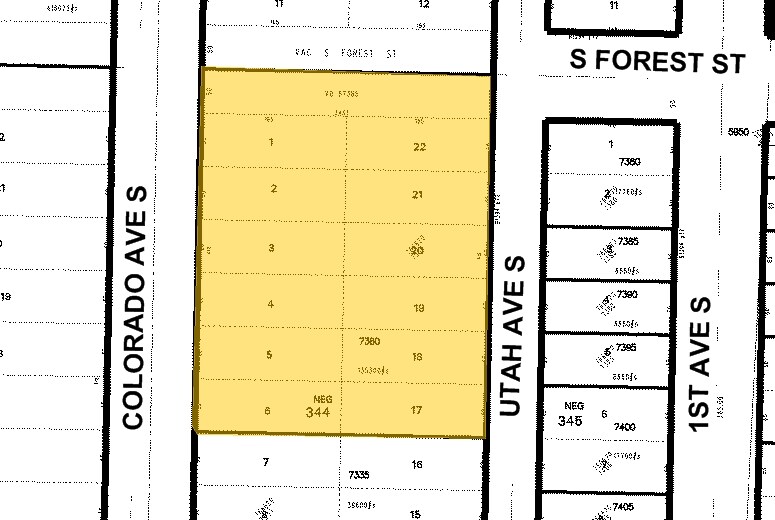 2901-2937 Utah Ave S, Seattle, WA à vendre - Plan cadastral – Image 3 sur 3